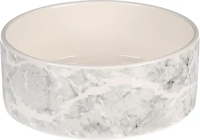 Gamelle céramique pour chien 1.7L - Plat alimentation lavable lave-vaisselle