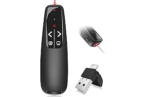 Advanced Wireless Laser Pointer with USB Type-C Compatibility for Enhancing Presentations