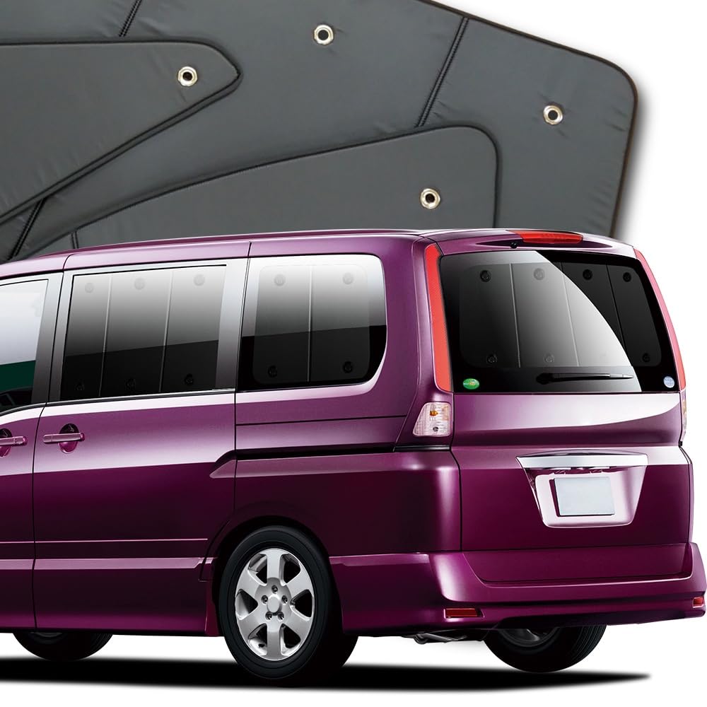 日産セレナ C27系 プライバシーシェード 趣味職人 リヤ5面 Amazon