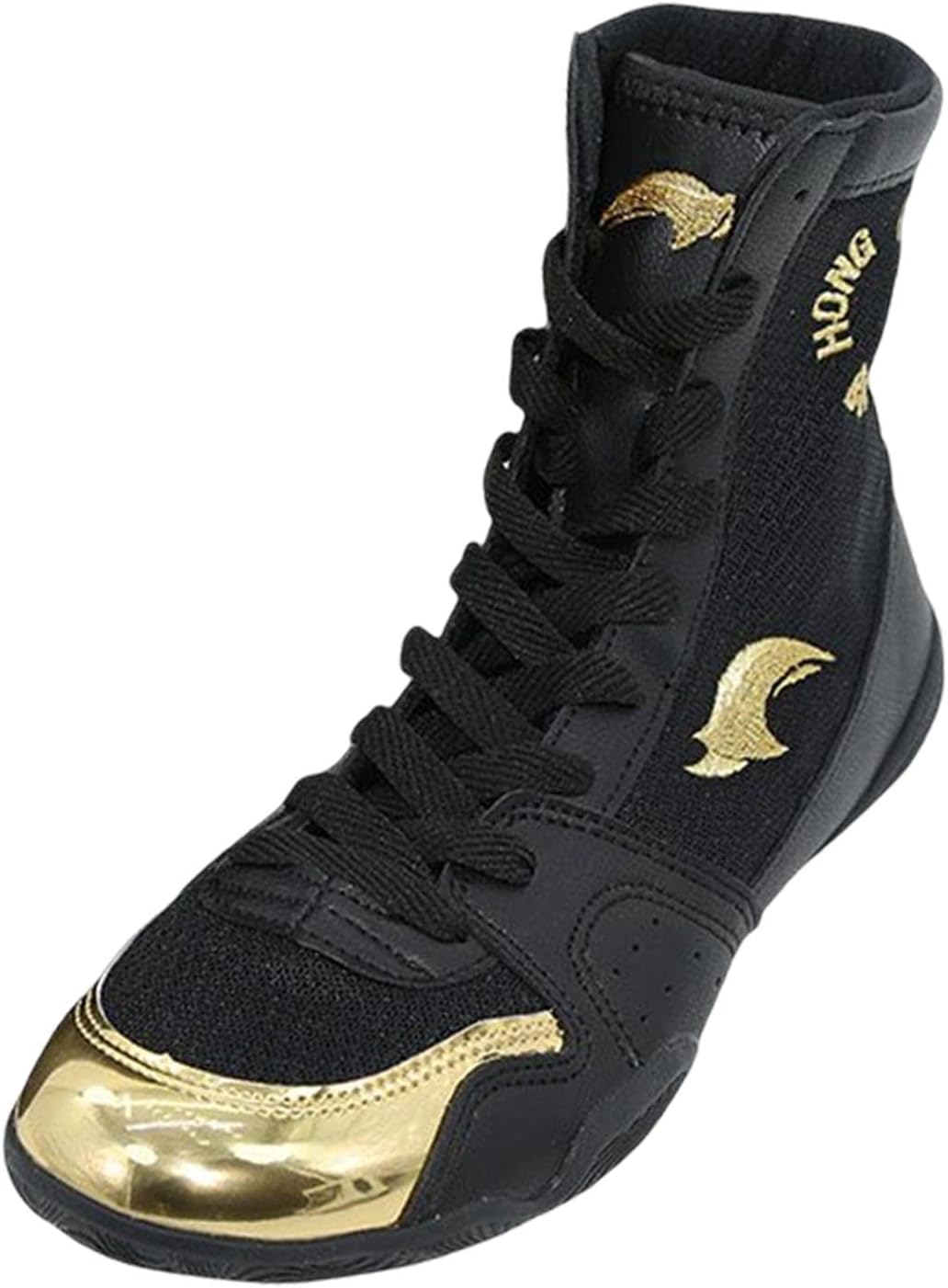 Amazon.co.jp Simhoa キックボクシングシューズ レスリングブーツ 大人用スニーカー 通気性 ファイティングシューズ MMA