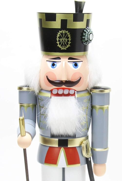 German Christmas Nutcracker Officer - 37 cm / 15 inch - Seiffener Volkskunst