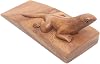 NOVICA Brown Hand Carved Suar Wood Lizard Door Stopper,#39;Handy Gecko In Brown'