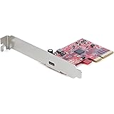 StarTech.com 1-Port USB 3.2 Gen 2x2 PCIe Card, USB-C 20Gbps PCI Express 3.0 x4 Adapter, Data Only, Windows/macOS/Linux, TAA