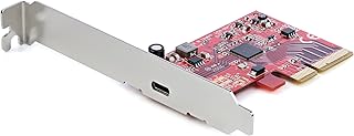 StarTech.com 1-Port USB 3.2 Gen 2x2 (20Gbps) PCIe Card - USB-C SuperSpeed PCI Express 3.0 x4 Host Controller Card - USB Type-C PCIe Add-On Adapter Card - Expansion Card - Windows & Linux (PEXUSB321C)