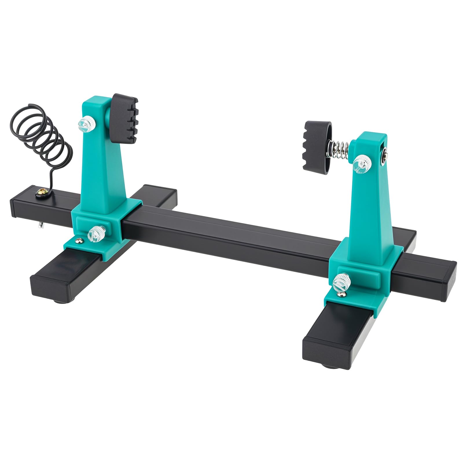 DiGiYes Adjustable PCB Holder Soldering Clamp for Circuit Board Soldering Desoldering Repair with Soldering Iron Pen Holder,Helping Hand Soldering Tool Holder 360 Degree Rotation
