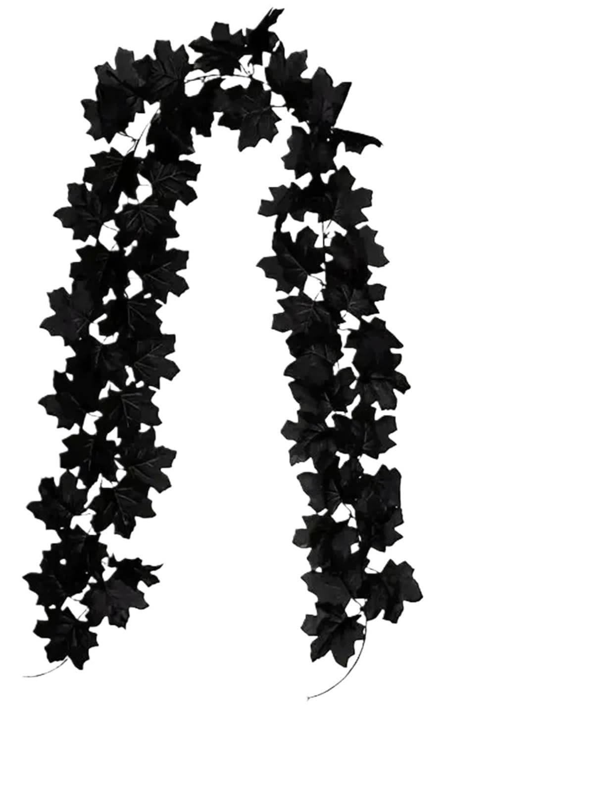 Künstliche Greenery Girlande künstliche Blumen, 2M Künstliche Herbst Maple Leaf Garland Gefälschte Pflanzen Herbst Dekor Blätter Reben for Hochzeit Decora for Dekoration(Color G,3pcs)