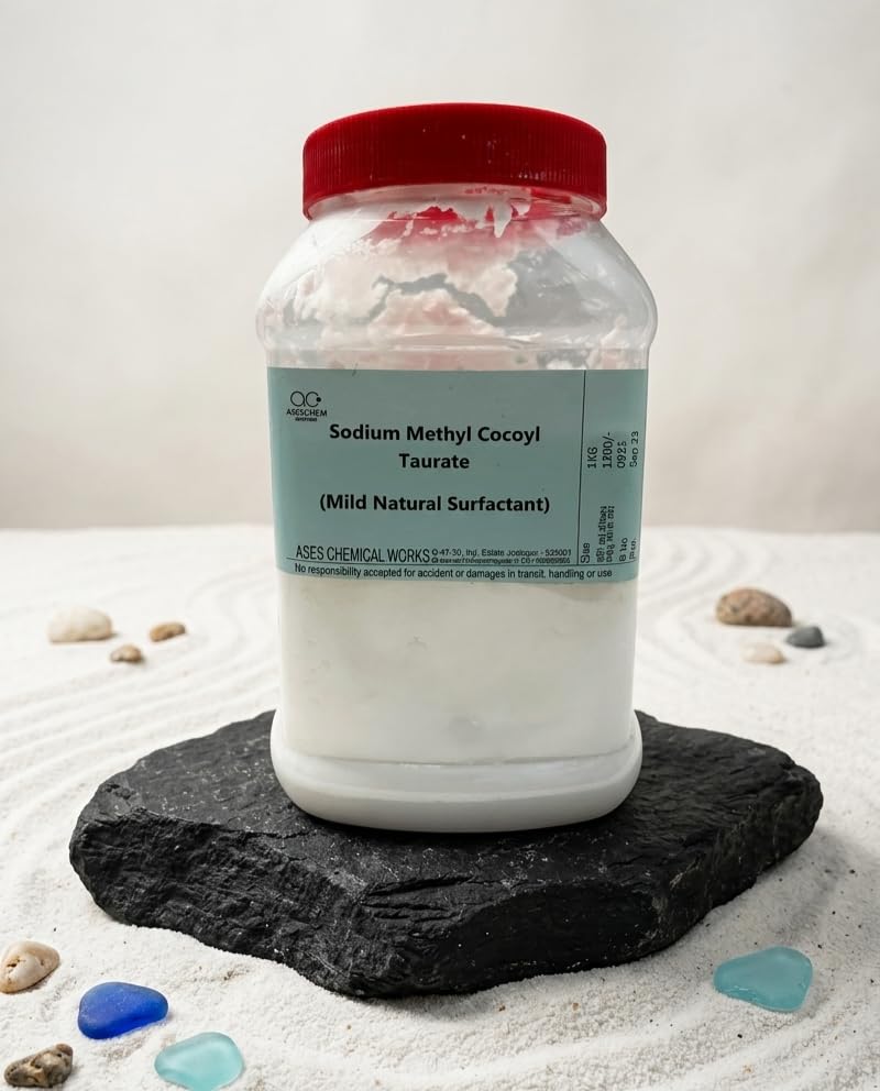 Ases Sodium Methyl Cocoyl Taurate SMCT Paste 1KG Coconut-Derived Surfactant & Foaming Agent | Ideal for Sensitive Skin Cleansers & Sulfate-Free Formulations-picture-25