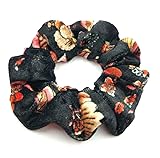 Timeless Handmade Scrunchies Designed For Every Hair Type (Black Beauty Velvet)