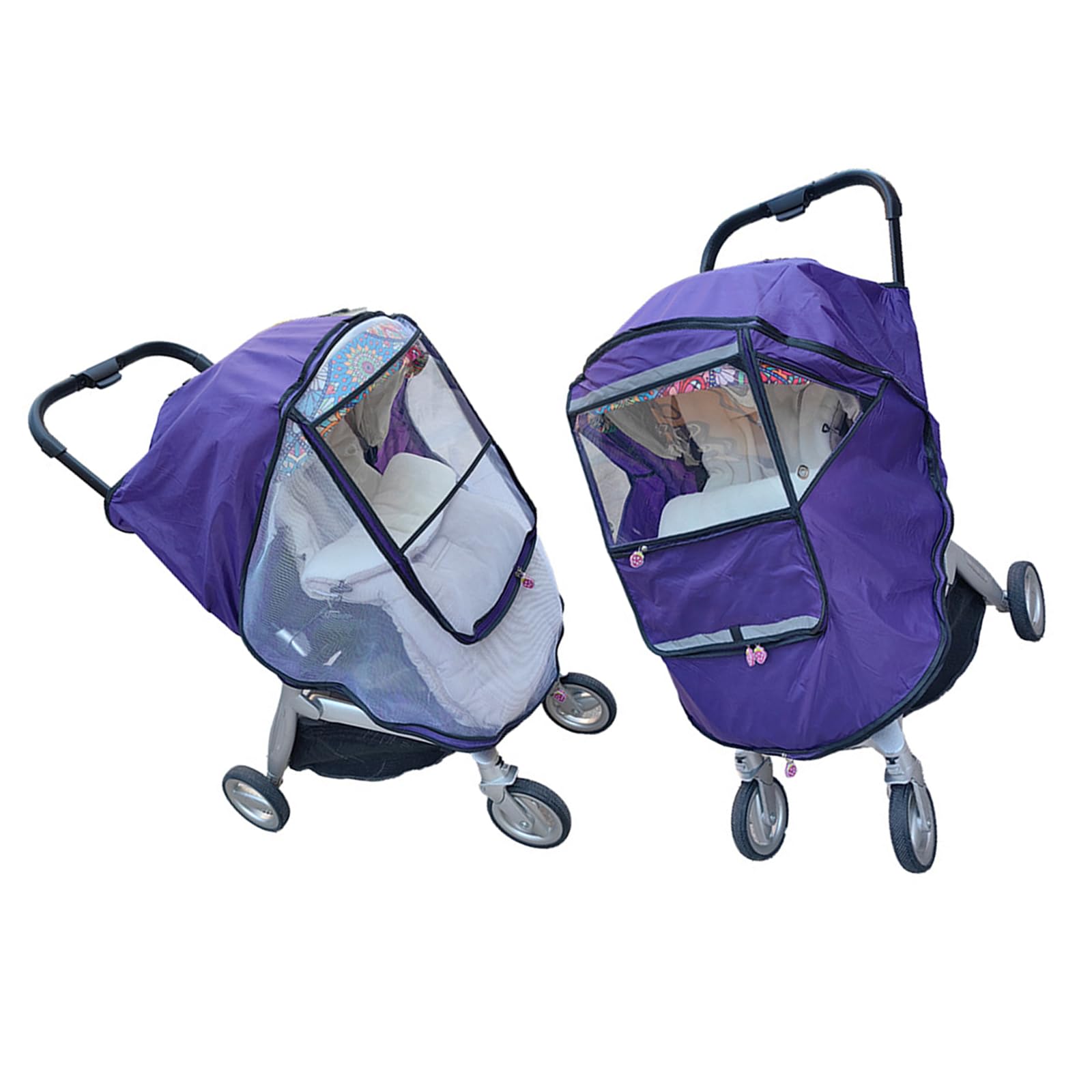 Baby Pushchair Covers with Net Windproof Protections Covers Weather Shield Baby Strollers Pram Rain Covers