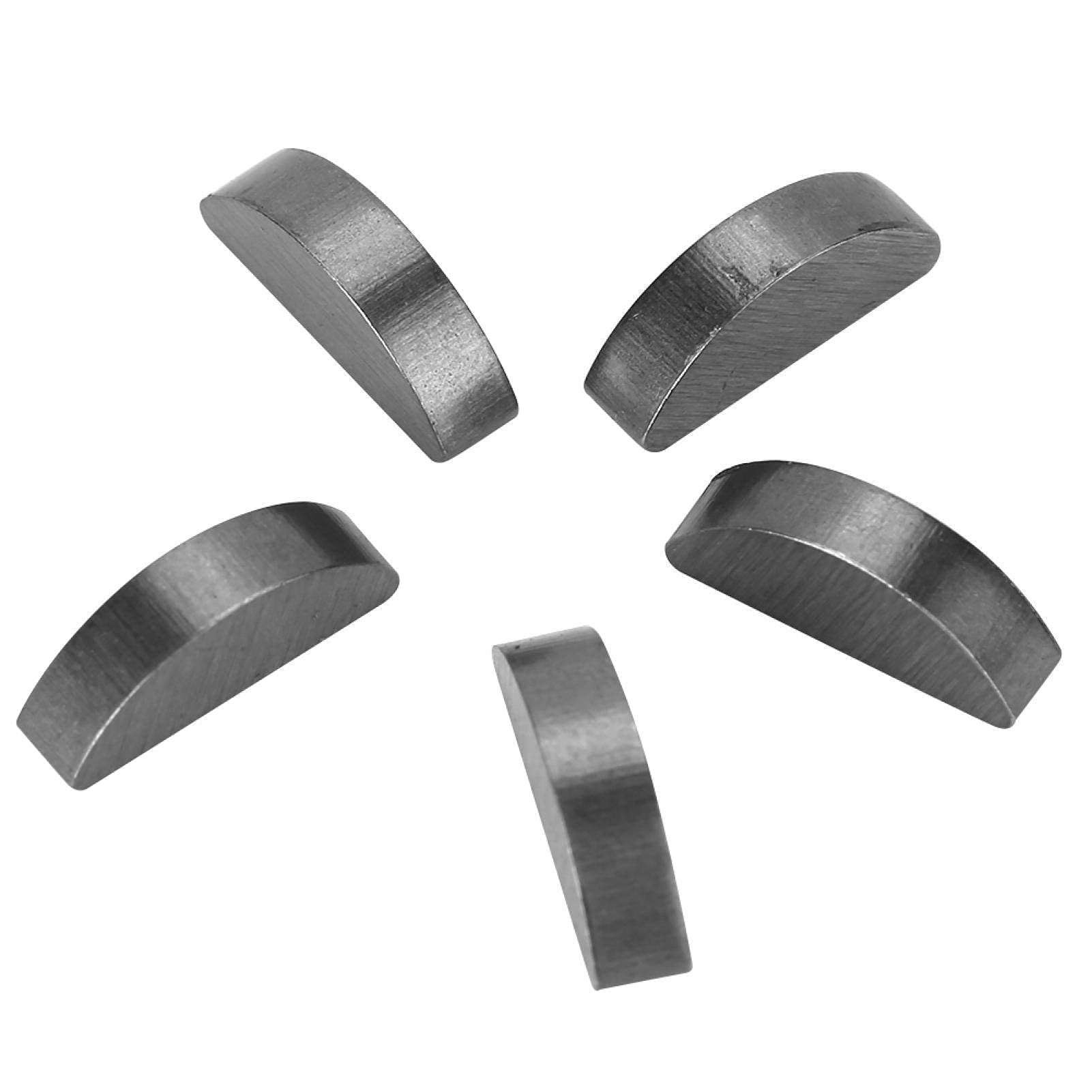 LANTRO JS 100 Chiavi Woodruff In Acciaio 45# - 13x5x3mm | Kit Chiavi Mezzaluna Per Meccanica - Foto 7