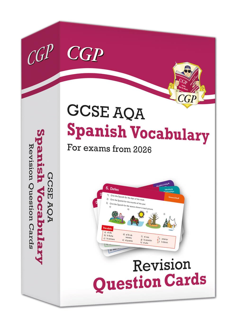 GCSE AQA Spanish: Vocabulary Revision Question Cards (CGP AQA GCSE Spanish)