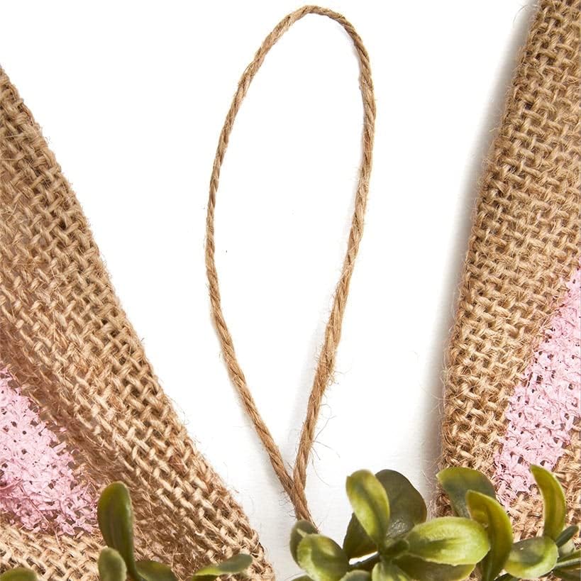 Cottontail Easter Bunny Wreath - Spring Season Front Door Decoration