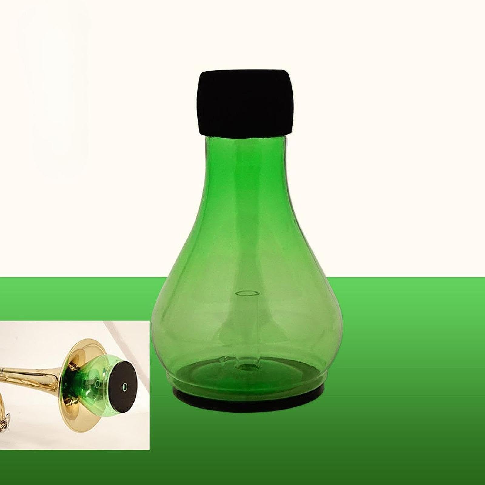 Sordina per Trombe - Accessorio Professionale per Strumenti Musicali Che Attenua Il Suono Della Tromba per Esibizioni Pratiche, Verde
