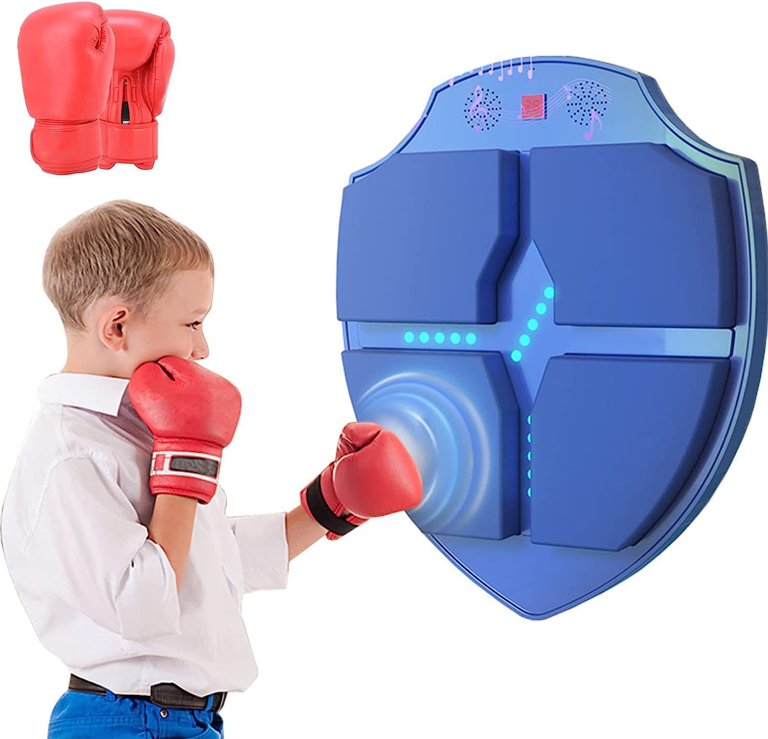 Machine de boxe murale pour s'entraîner en musique à la maison ou en salle