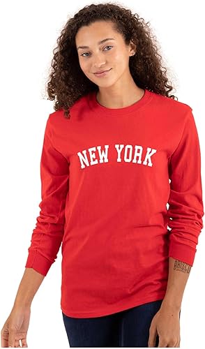 Miniatura 9 de Nueva York State Pride Souvenir manga larga camiseta hombres mujeres