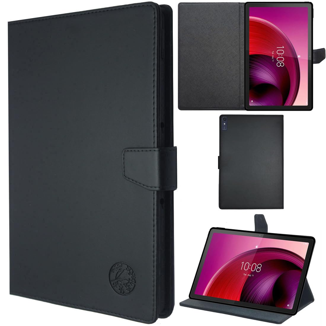Zaoma PU Leather Flip Flap Case Cover Compatible for Lenovo Tab M10 5G 10.6 inch (26.9cm) Tablet - SIL Black (B0CD74ST9Z) Amazon Price History, Amazon Price Tracker