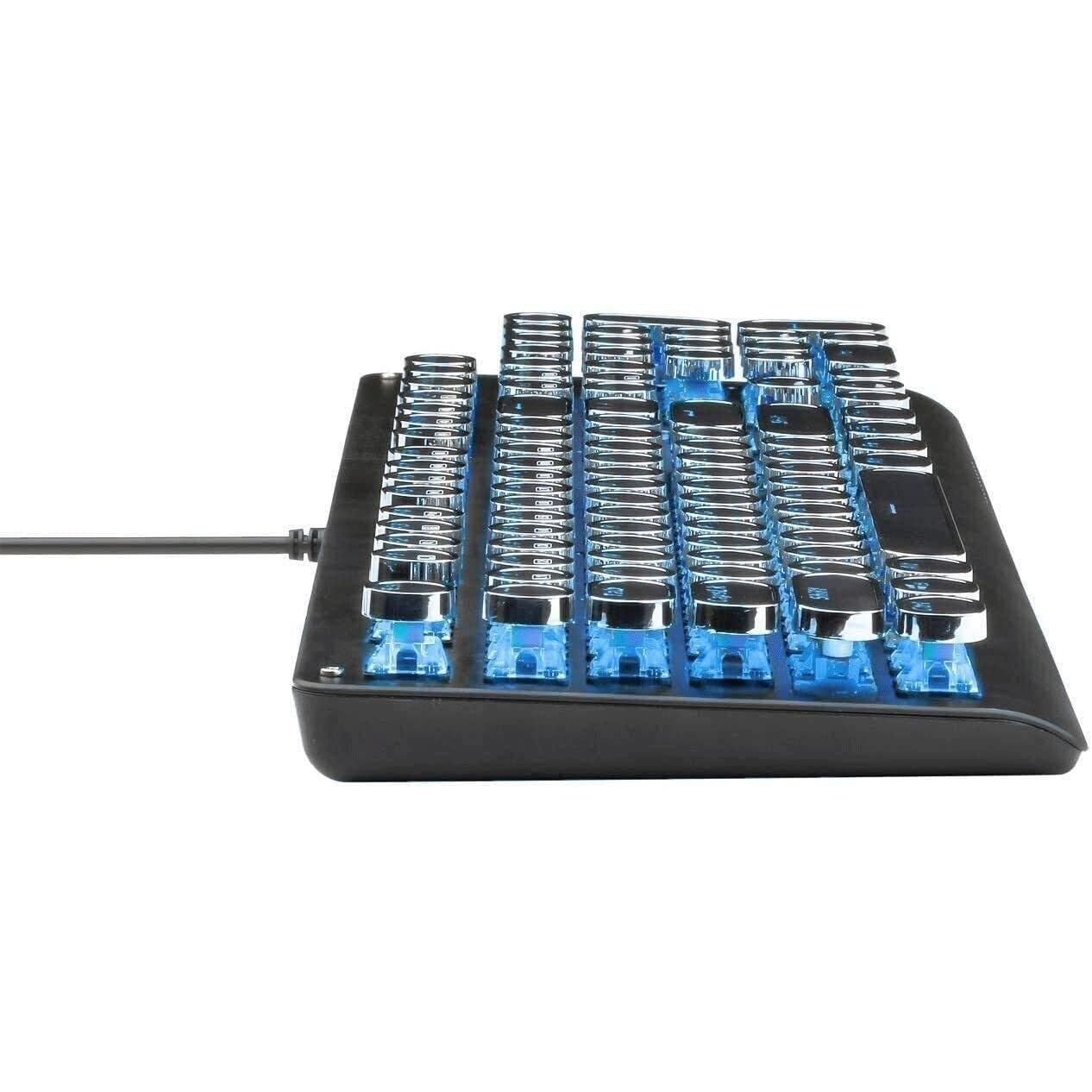 Tastiera da gioco e mouse combinata, tastiera meccanica da gioco cablata 104 tasti anti-ghosting retroilluminata a LED per computer portatile gamer