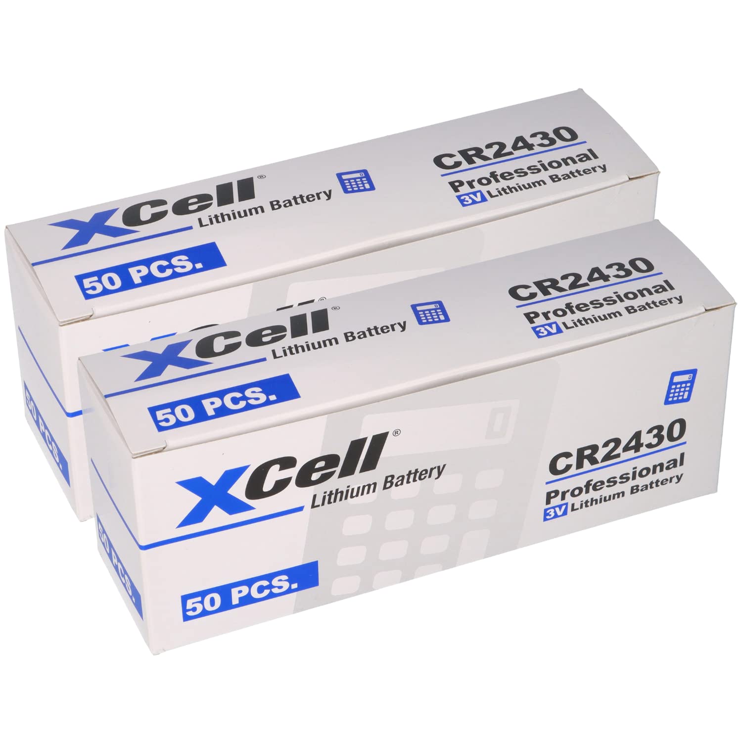 Set di 100 batterie al litio CR2430 3 V/290 mAh (20 x 5 pezzi) al litio ad alte prestazioni per applicazioni professionali