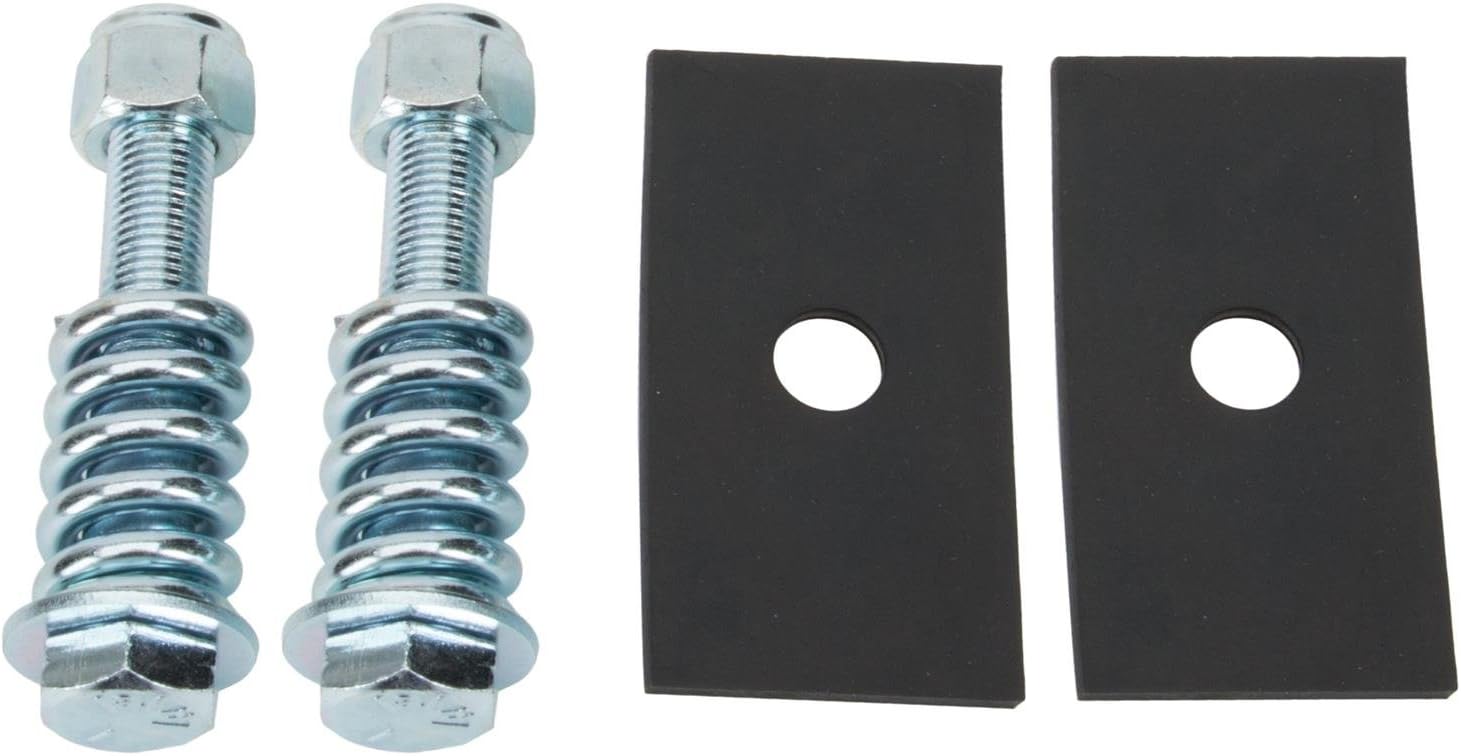 Speedway Motors Universal Radiator Mounting Kit with Springs and Rubber Cushions, Black Steel Hardware for Flexible Installation, Includes Bolts Nuts Washers, OEM Style Fit