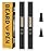 Beard Pencil Filler Kit - 4 Tip Pen and Brush for Men, Facial Hair Enhancer and Mustache Shaper (2 Black Pens)