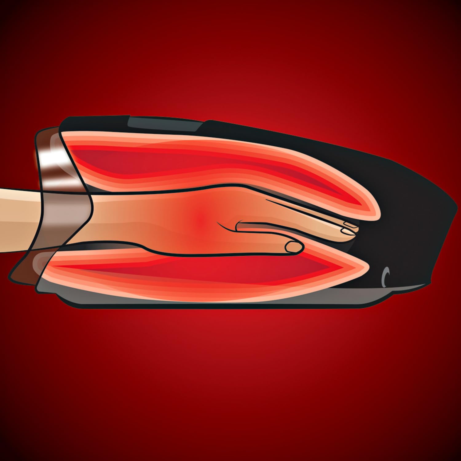 3 PAGEN® Hand-Massagegerät mit Wärme und Kompression – kabellos für flexible Nutzung – 3 Intensitätsstufen - Entspannung für Hände & Handgelenke – Akkulaufzeit 2-3 Stunden