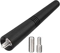 Vista 6 de Eightwood Antena corta para automóvil de 3.6 pulgadas, montaje en techo universal para vehículo, antena de radio AM FM, repuesto de mástil, antenas