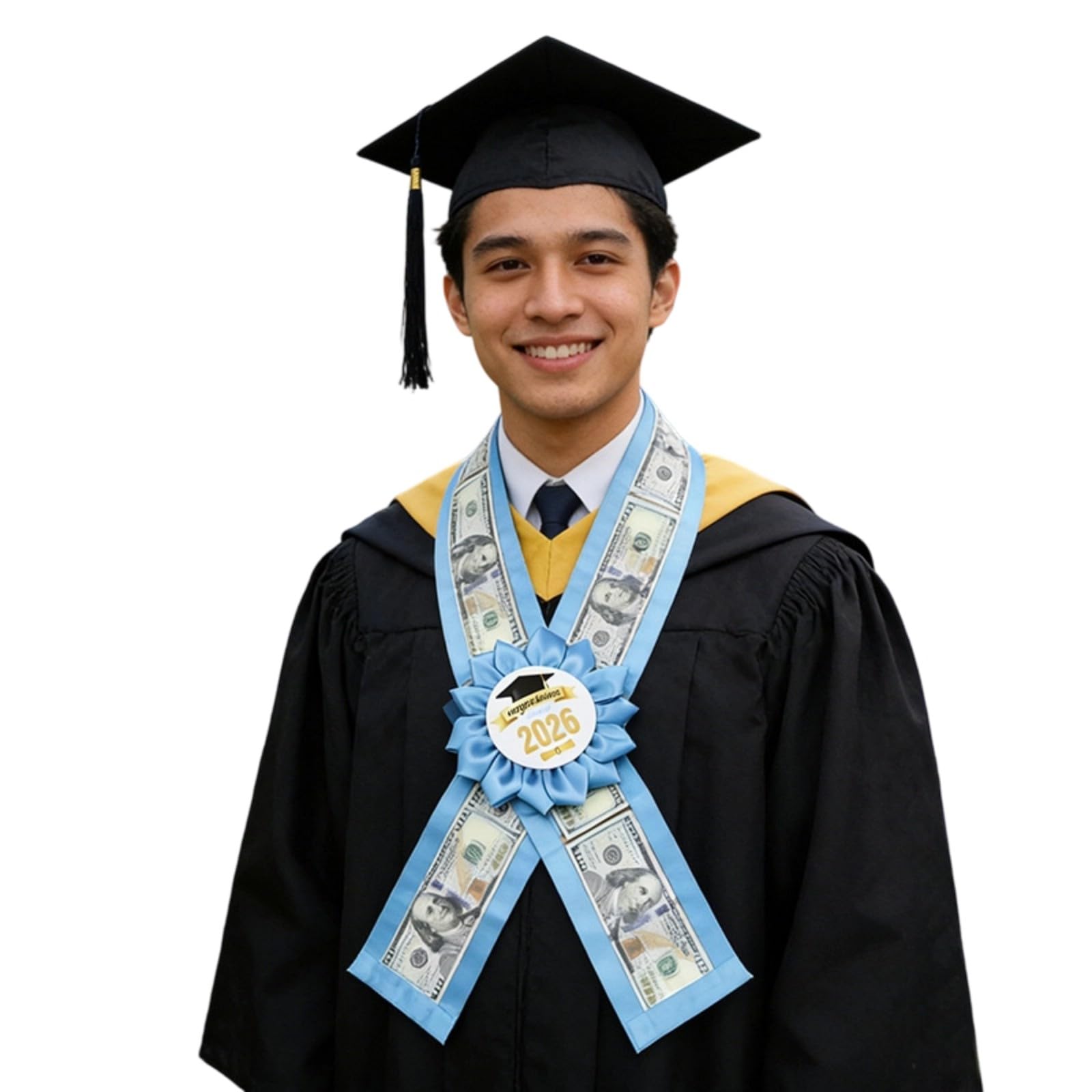 Meiliyizu Money Holder Adjustable Ribbon Wreath for Ceremony Decorations and Money Owner Belt