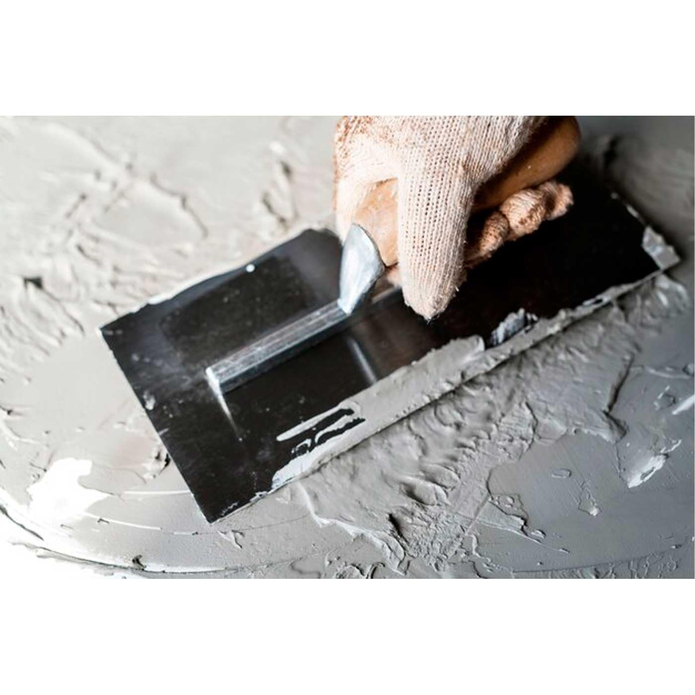 Tradineur - Cemento in polvere per riparazioni generali, muratura, riparazione pavimenti, pareti, uso interno ed esterno, prodotto in Spagna (bianco - 1 kg)