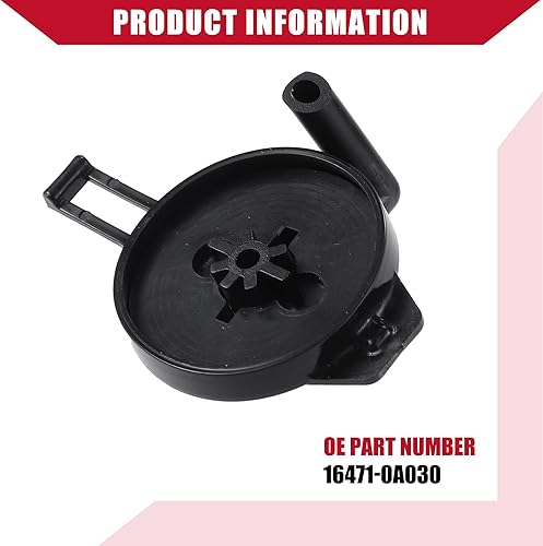 Miniatura 7 de No.164710A030 - Tapa para tanque de expansión de refrigerante de motor para Toyota Sienna 2004-2010, duradera, plástico, 1 juego, color negro