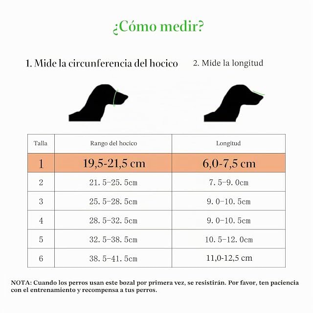 Foto 2 de 6 de OHCOZZY Bozal para Perros, Bozal De Canasta para Perros Pequeños