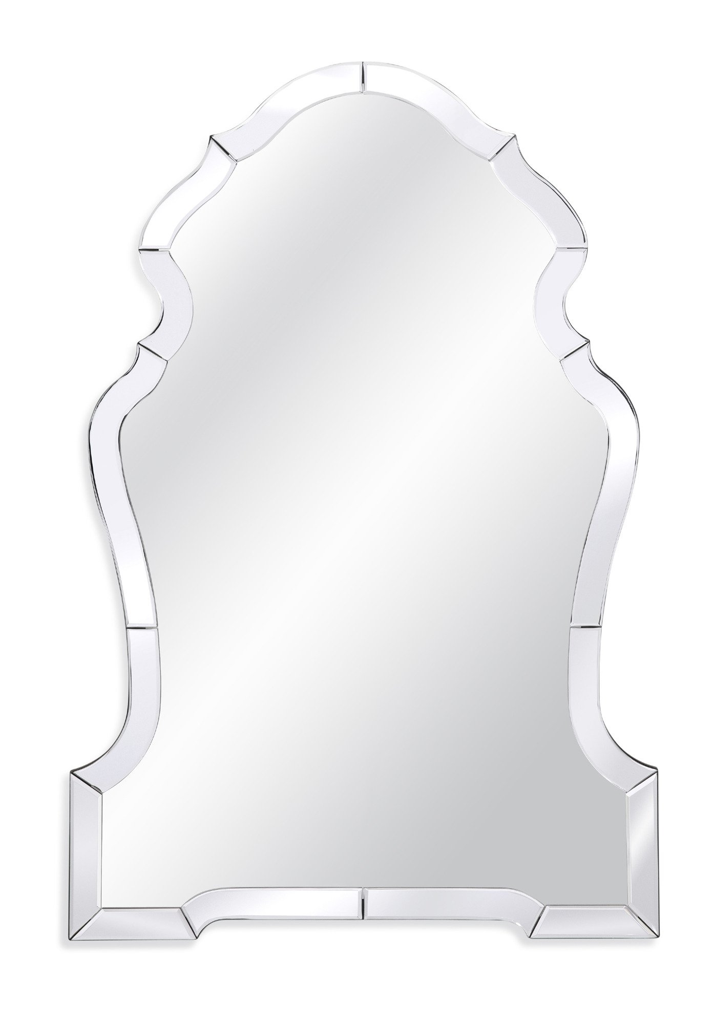 Bassett Mirror CompanyM3772EC Kyla Wall Mirror Clear Mirror, 29" L x 43" H