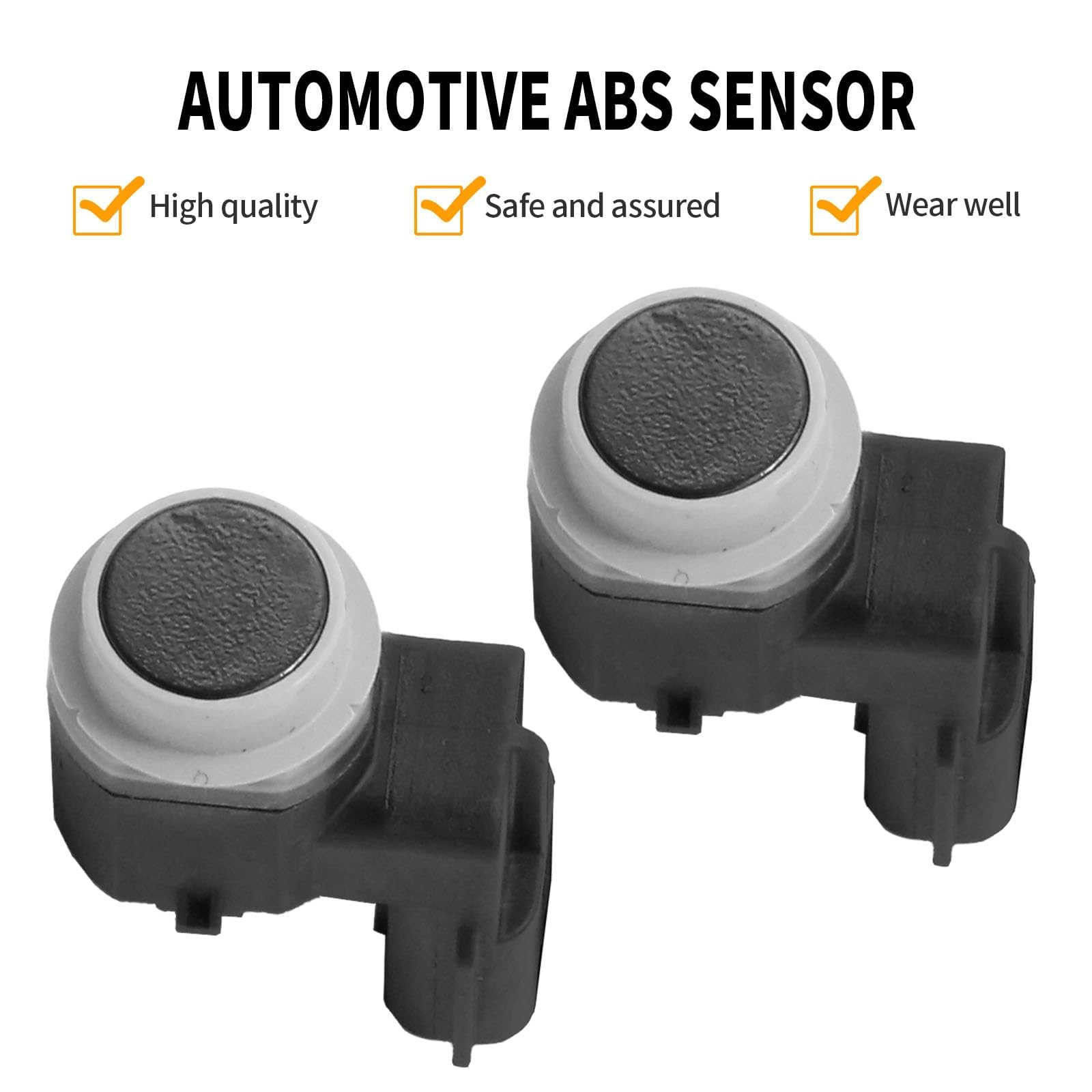 Hoypeyfiy 2 pezzi 28438-4EA0A Kit sensore di retromarcia di parcheggio anteriore e posteriore PDC di ricambio per Nissan Qashqai J11 X-Trail 2013-2022 Sistema di assistenza al parcheggio