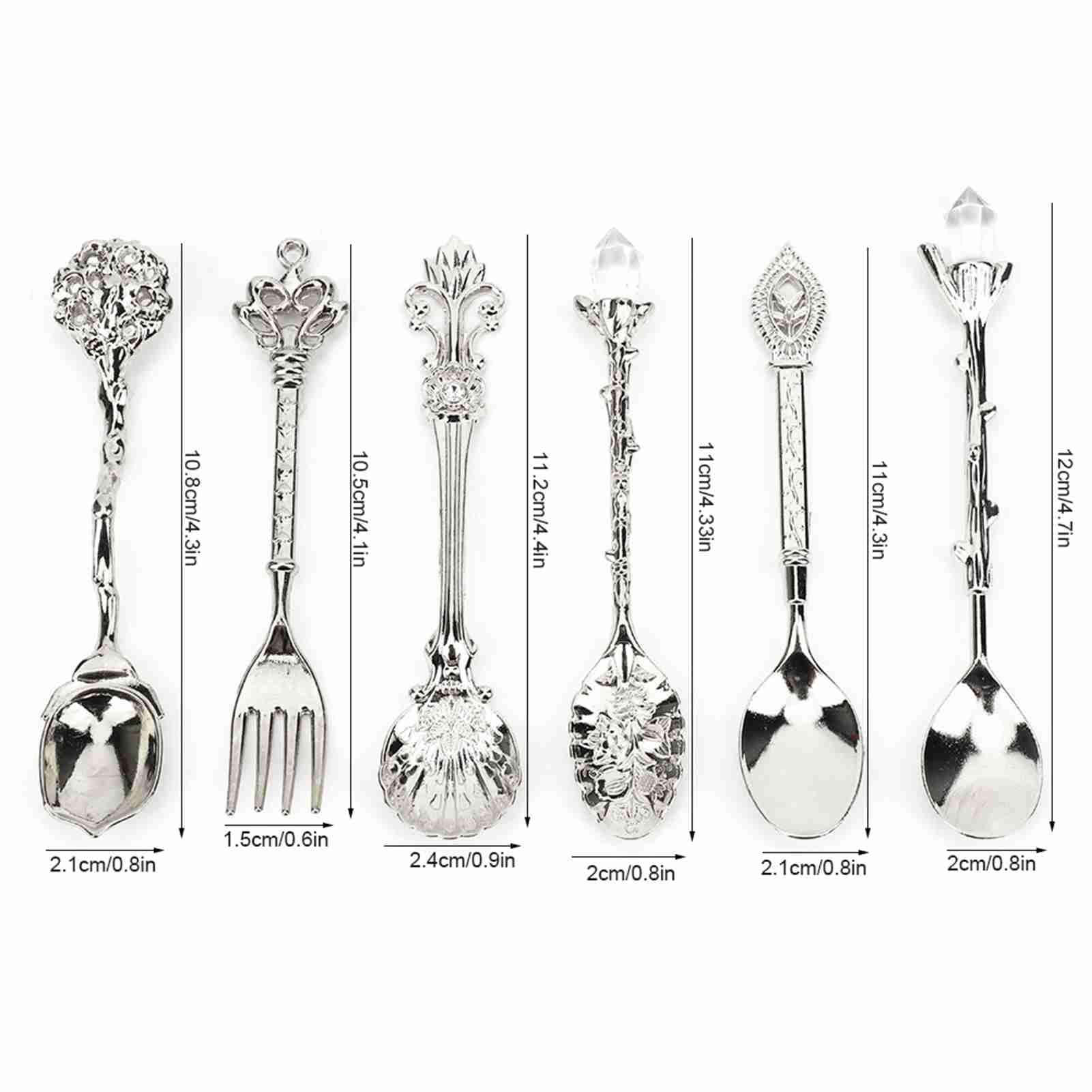 エレキリルト スプーン 美品 Amazon.co.jp: ANKROYU 6 ピース/セット ヴィンテージスプーン