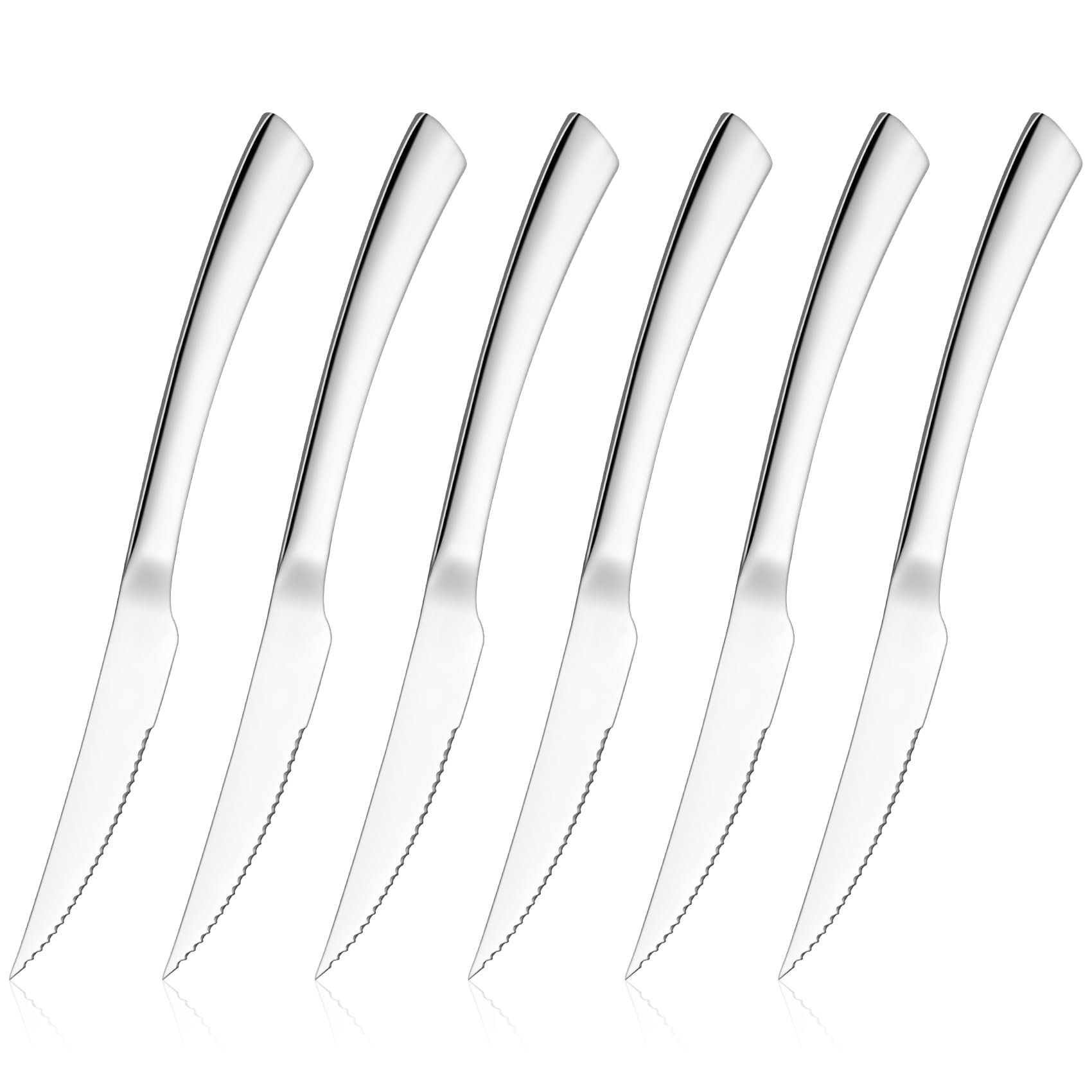 HaWare Steakmesser Set, Edelstahl ６ Stück Tafelmesser Butter
