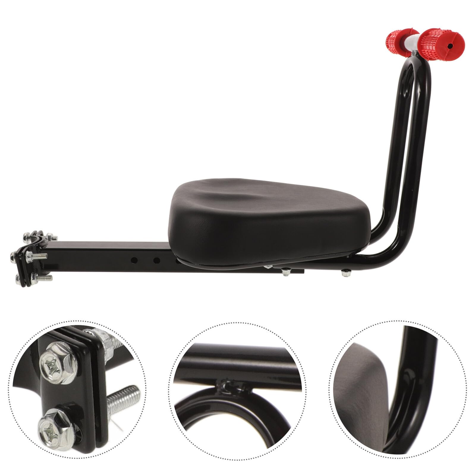 Seggiolino per Bambini per Mountain Bike Design Ergonomico in Metallo, Versatile e Sicuro, Adatto a Bici Elettriche e Tradizionali