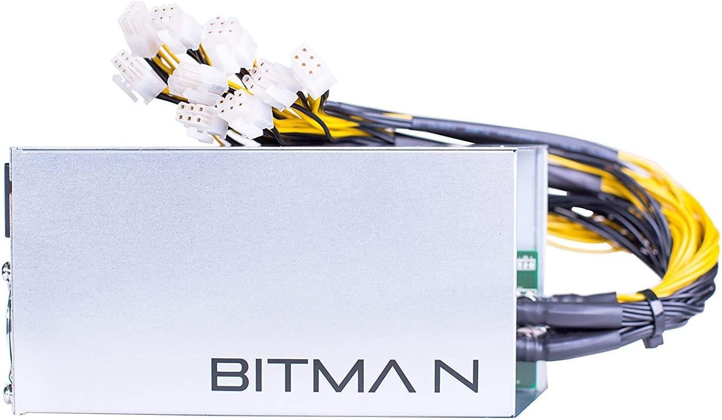 Antminer Power Supply APW3++ for S9 or L3+ or D3 w/ 10 Connectors