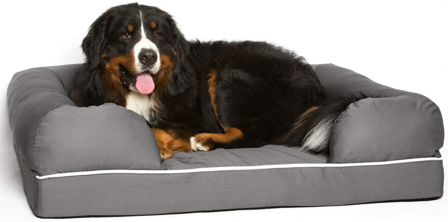 KOZI PET Ultimate Dog Bed | Solid CertiPUR-Indian Foam | Multiple Sizes, Medium Firmness Bolster, Waterproof Liner, Breathable Fabric (B09VCPZ9KG) Amazon Price History, Amazon Price Tracker