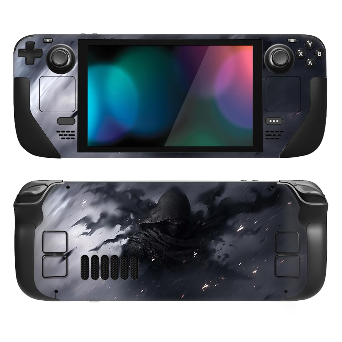 PlayVital Kit de Calcomanía Completa Protectora para Steam Deck LCD - Vinilos Skin Sticker Adhesivo, Pegatinas Personalizadas de Protección para Steam Deck OLED (Amanecer) — view 54
