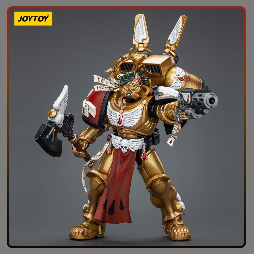 JOYTOY Warhammer 40k Blood Angels Commander Dante 1/18 Action Figure Collect and Display Model