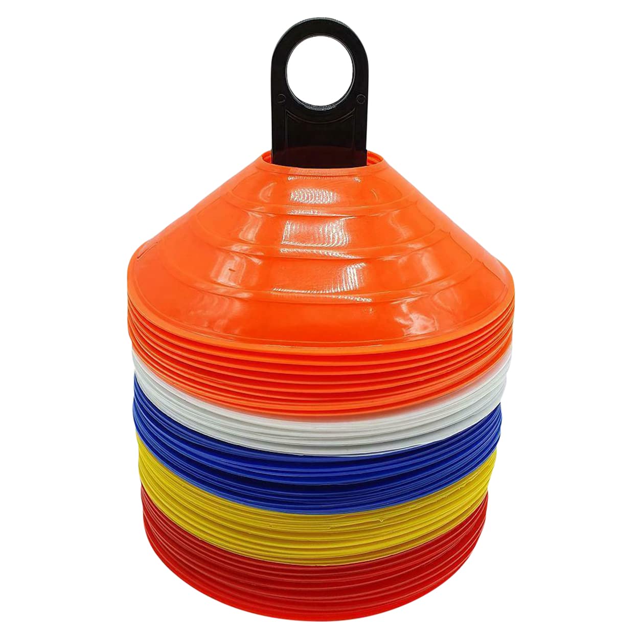 Cônes de soucoupe Essential en pack de 50 pour structurer vos parcours - 2