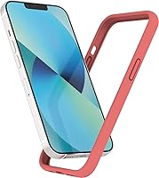 Vista 7 de K TOMOTO Compatible con iPhone 13 Mini (5.4 pulgadas), marco protector de silicona líquida [borde elevado y protección contra caídas] Tacto sedoso