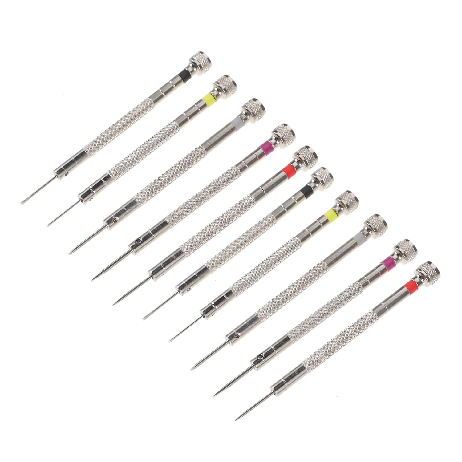Vaguelly Steel Precision Glasses Screwdriver Set, Swivel Design, Non-Slip Handle