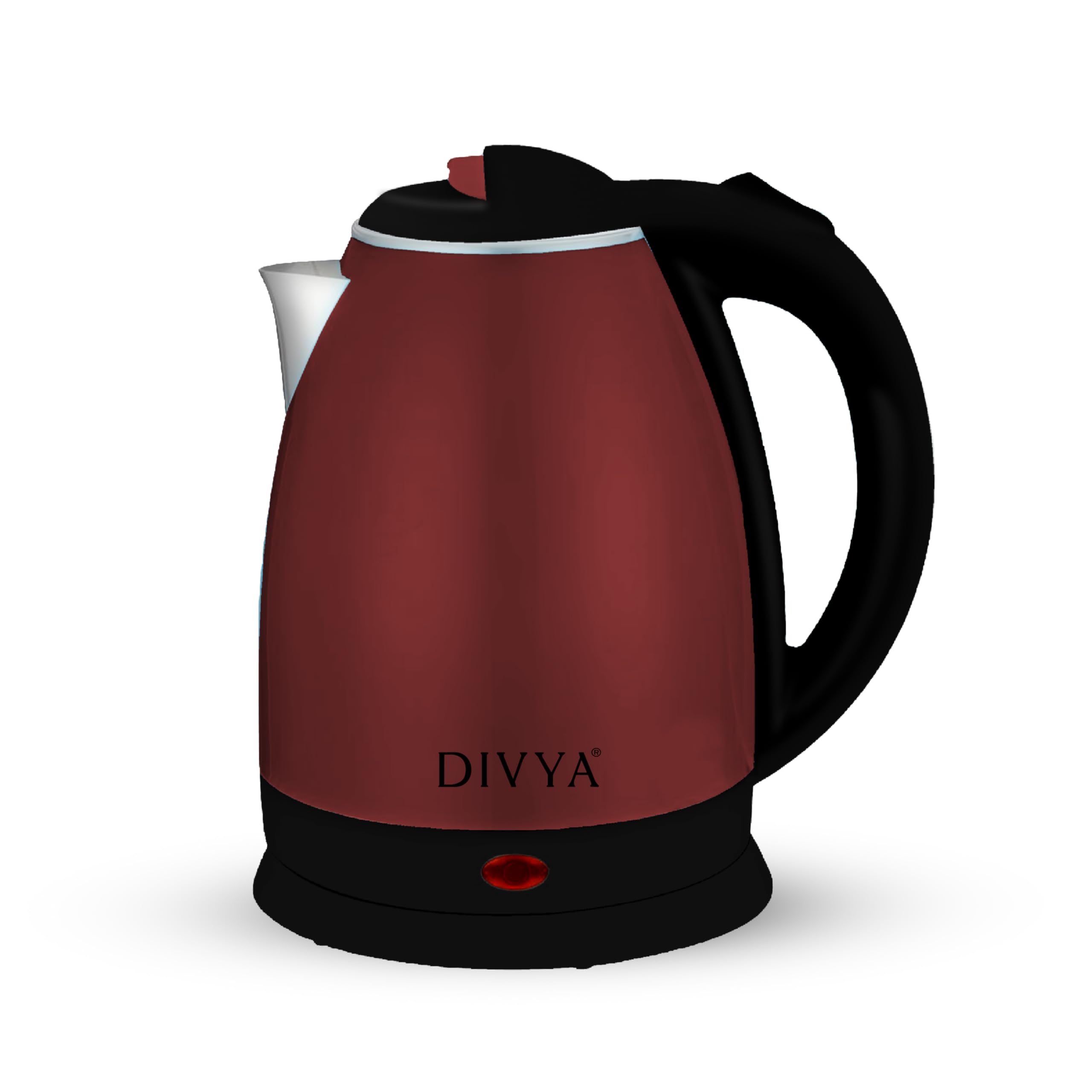 DIVYA SBS-DL-1800 Double-Walled 1.8 Litre Electric Kettle 1500 Watts | Energy Efficient & 360 Degree Rotation | Fast Boiling & Keep Warm Function | with SS Inner Lid | 1 Year Warranty (BROWN)-image-24