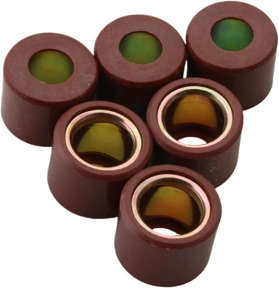 6PC Variator Roller 13.8 Weights 21x17mm Fit For Derbi CM849480