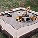 Gemini&Genius Tracked Excavator Toy for Kids, 1/50 Scale Diecast Digger Construction Toy, Metal Vehicle Model with 360° Cabin Swivels, Great Gift, Playing Sand, Room Decoration and Collection for Kids