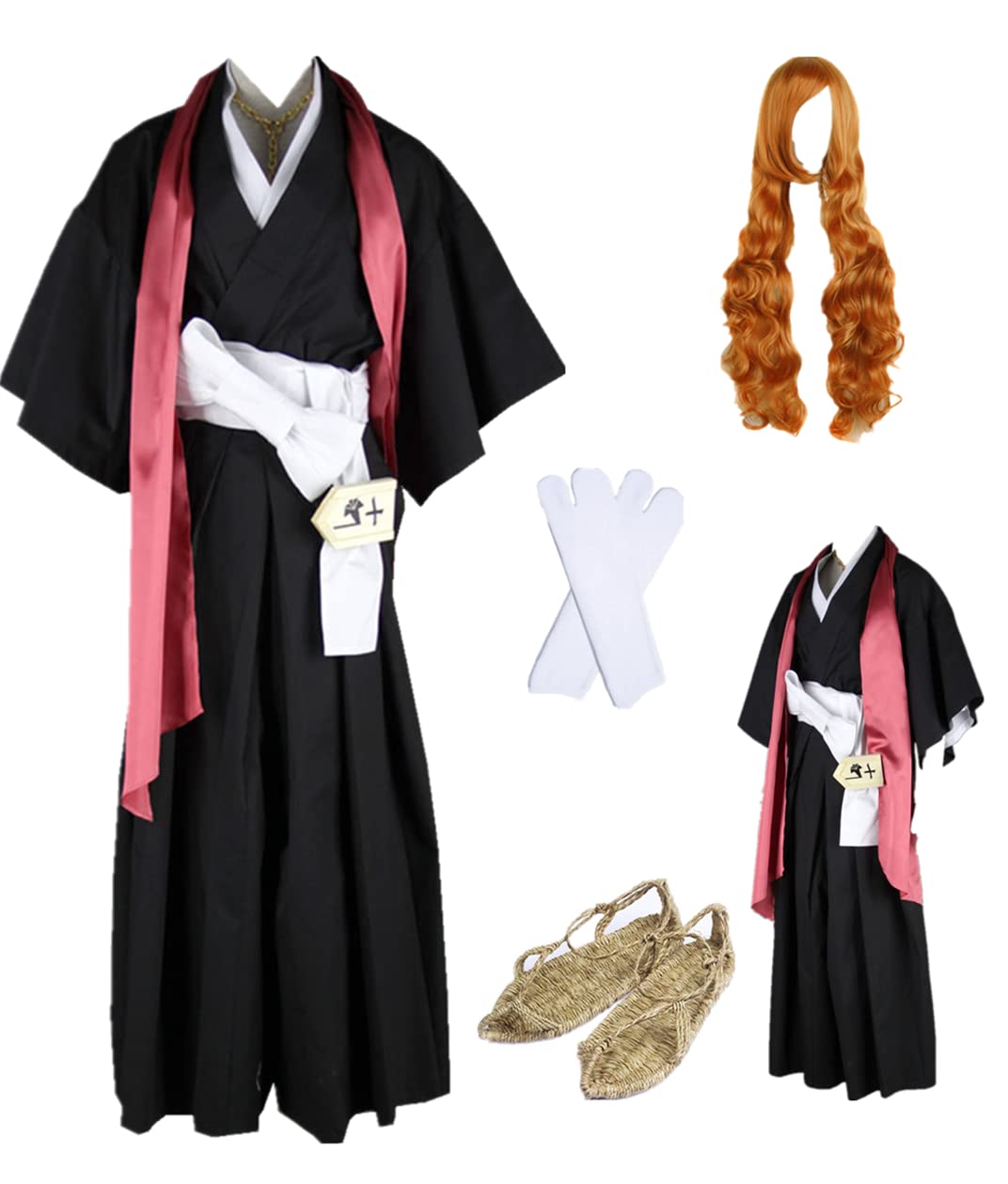 US Größe Anime Matsumoto rangikubbs Cosplay Kostüme Schwarz Kimono Halloween Anzug