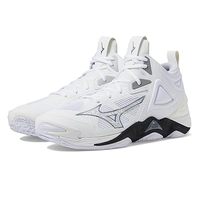 Mizuno Wave Momentum 3 Mid Volleyball Shoes White/Black