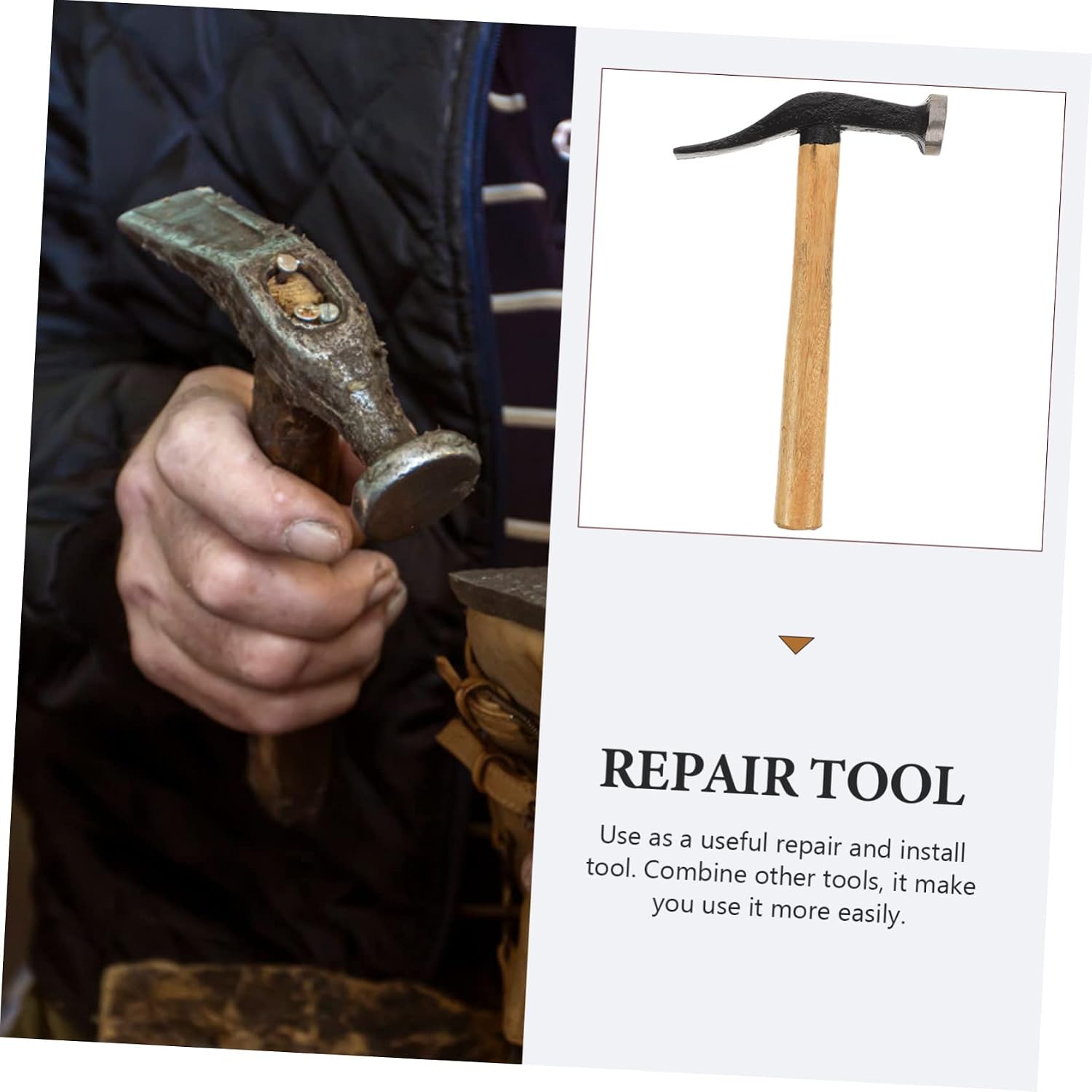 English Shoemaking Hammer Tack Nail for Shoe Making Professional Shoe Repair Tools