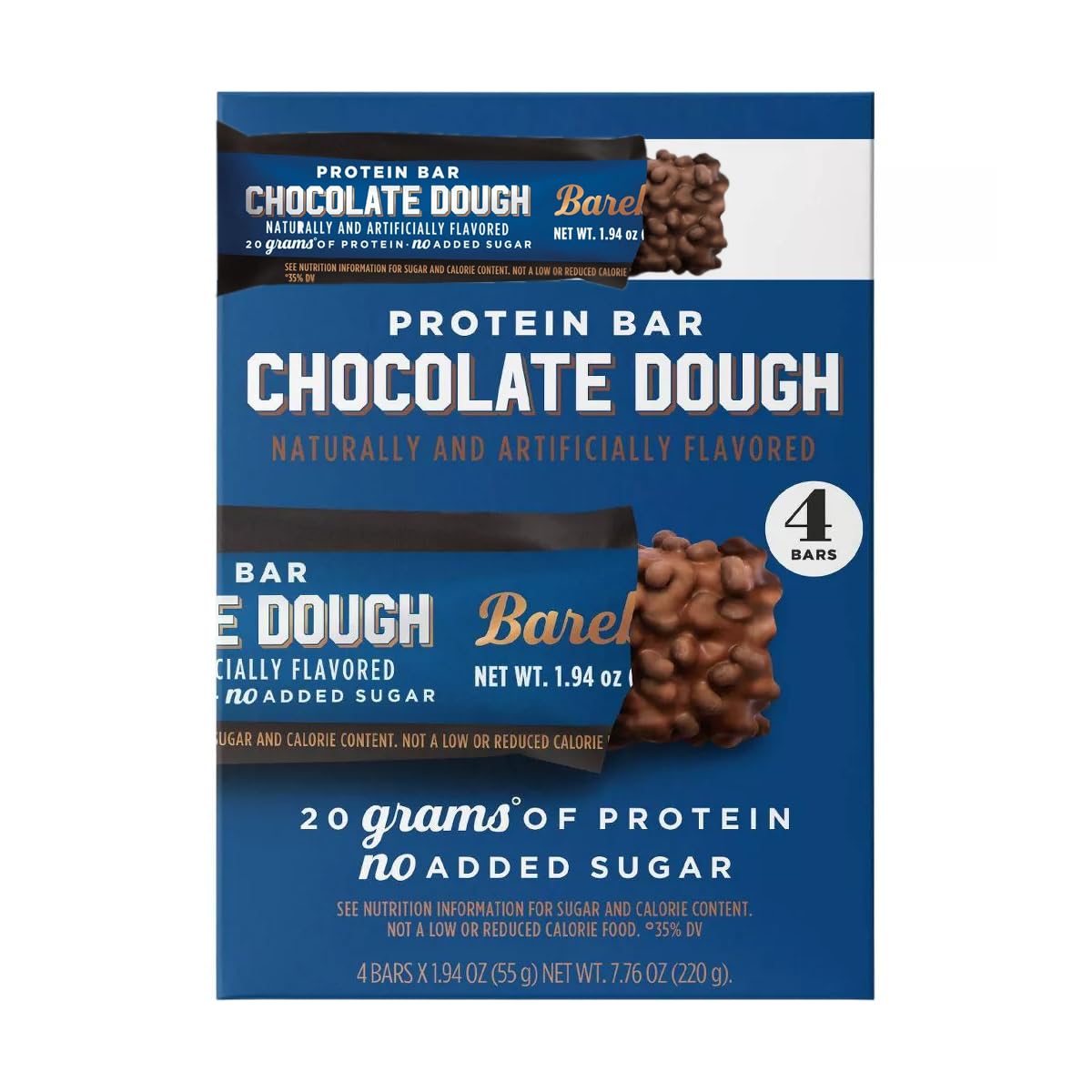 Barebels Nutrition Bars - 7.76oz/4 Bars (Chocolate Dough)