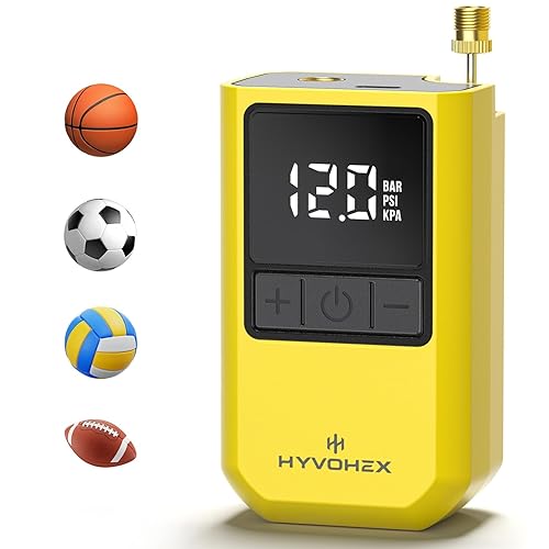 Ball Pump for Sports Balls, Portable Electric Basketball Pump Ultra